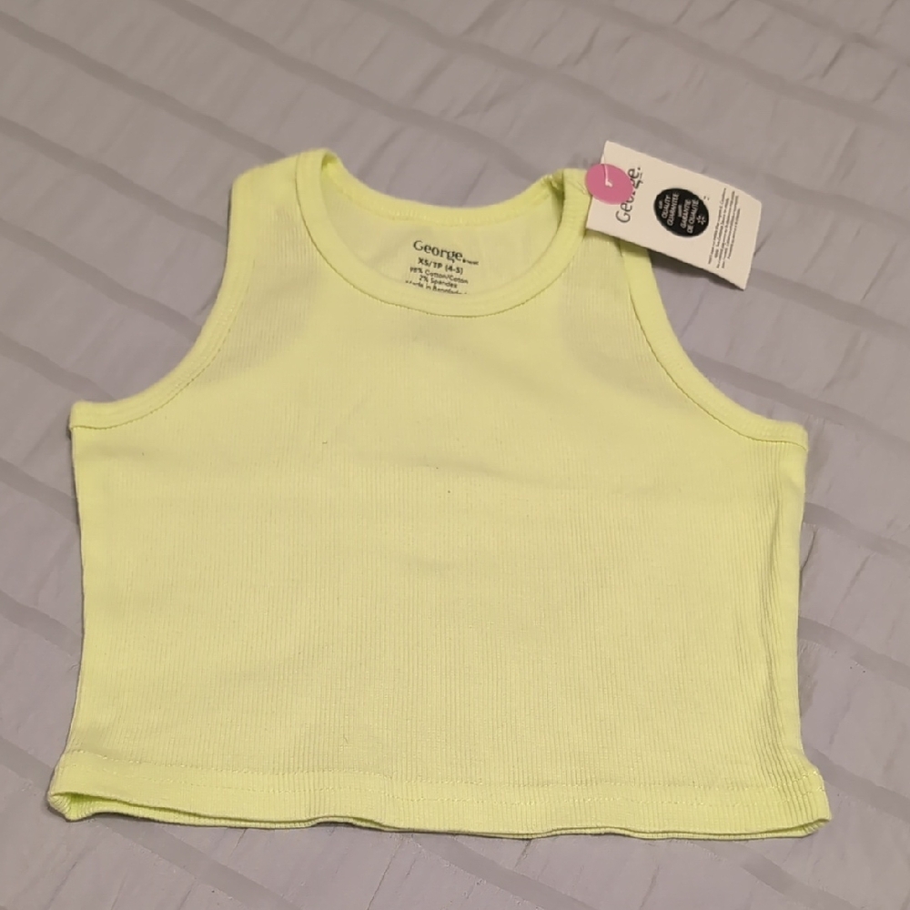 New 4-5T Girls Crop Top